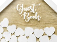 Dřevěná kniha hostů - svatebčanů - Svatba