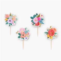 Decor By Glassor Papírové košíčky na cupcakes s květinami