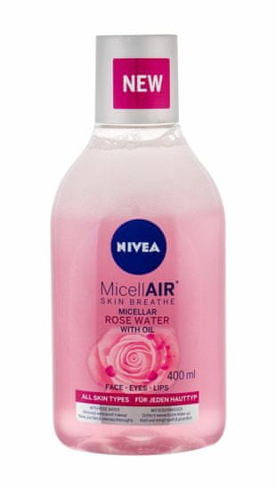 Nivea 400ml micellair rose water, micelární voda