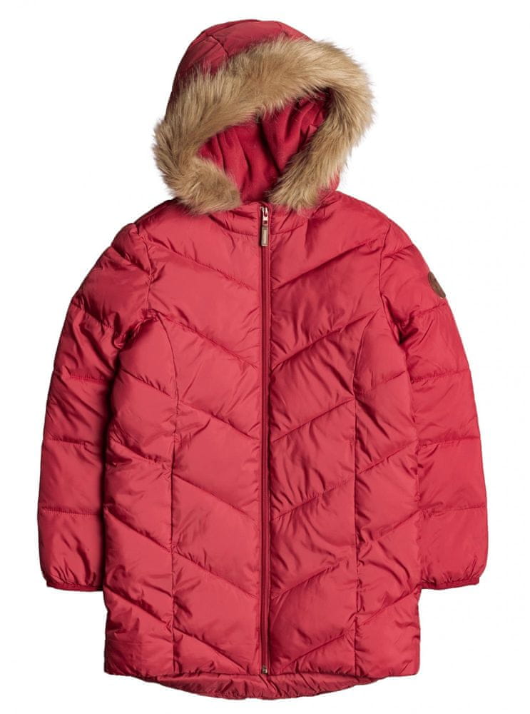 Roxy dívčí kabát Some Say Coat ERGJK03095-RQH0 8 červená