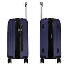 AVANCEA® Cestovní kufr DE807 Tmavě modrý S 56x38x25 cm