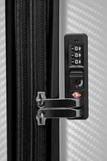 AVANCEA® Cestovní kufr DE1088MC Stříbrný S 55x39x25 cm