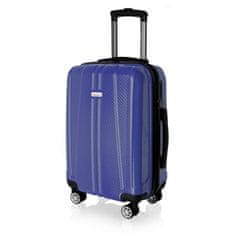 AVANCEA® Cestovní kufr DE1088MC Modrý S 55x39x25 cm