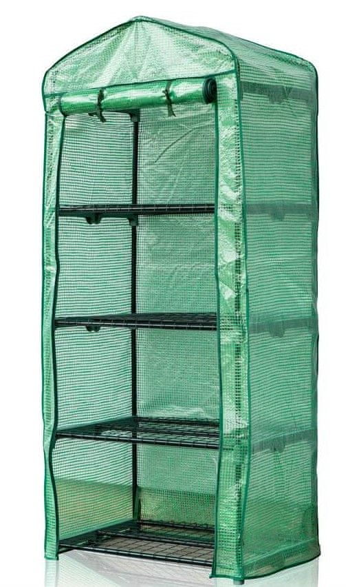 Levně Happy Green Foliovník s policemi 69 × 50 × 160 cm