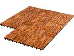 Greatstore STILISTA dřevěné dlaždice, mozaika 6, akát, 1 m2