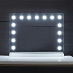 shumee Aquamarin Koupelnové LED zrcadlo Holywood 58 x 43 cm