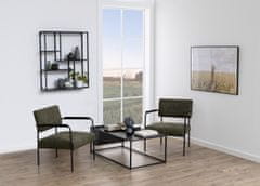 Design Scandinavia Konferenční stolek Seaford, 110 cm, černá