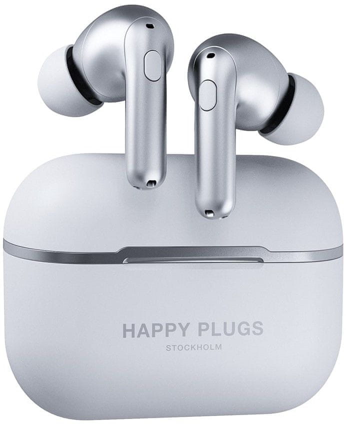 Happy Plugs Air 1 Zen, stříbrná
