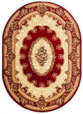 Chemex Koberec Yesemek Ovál Perský Tradiční Řezaný Klasický 5889A Béžová Hnědá Krémová Červená 60x100 cm