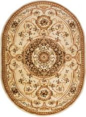 Chemex Koberec Yesemek Ovál Perský Tradiční Řezaný Klasický 6548A Béžová Hnědá Krémová 60x100 cm