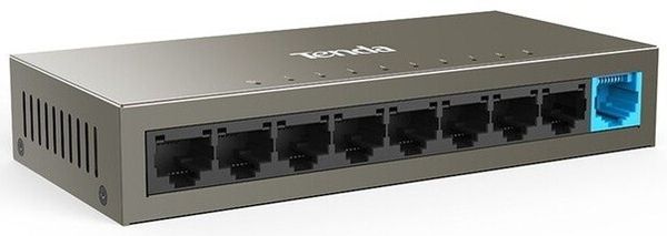 Tenda TEF1109DT kompakt gigabites asztali switch 9 portos RJ-45 LAN MDI-MDIX praktikus otthoni irodai nagy sebességű