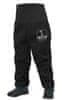 dětské batolecí softshellové kalhoty s fleecem SLIM 86/92  černá