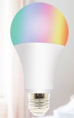iQtech SmartLife chytrá žárovka, E27, LED, 10W, Wi-Fi, RGBW