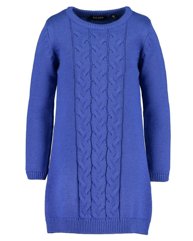 Blue Seven dívčí pletené šaty 773626 X_1 92 modrá