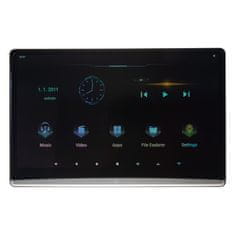 Stualarm LCD monitor 13,3 OS Android/USB/SD/HDMI in/out s držákem na opěrku (ds-x133aaH)