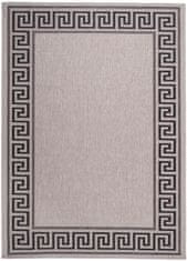 Chemex Koberec Floorlux Tětivový Stylový Vintage Módní Tětiva 20014 Stříbrná Černá 60x110 cm