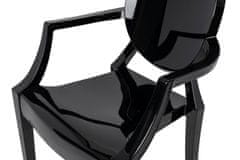 Židle LOUIS černá - polykarbonát