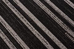 Chemex Koberec Floorlux Tětivový Stylový Vintage Módní Tětiva 20384 Stříbrná Černá 120x170 cm