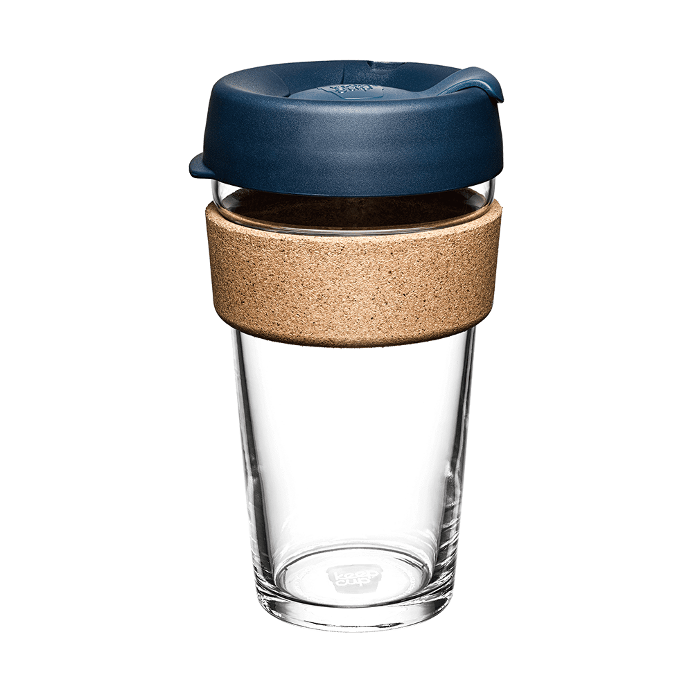Keep Cup Brew Cork Spruce 454 ml L skleněný