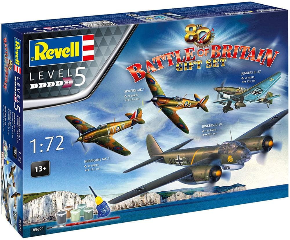 Revell Gift-Set letadla 05691 - 80th Anniversary Battle of Britain (1:72)