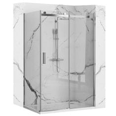 BPS-koupelny Čtvercový sprchový kout REA NIXON 100x100 cm, LEVÝ, chrom