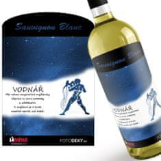 IMPAR SUBLIMACE Víno Vodnář (21.1. - 20.2.) - Modré provedení - Bílé víno
