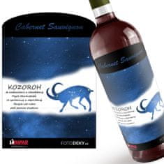 IMPAR SUBLIMACE Víno Kozoroh (22.12. - 20.1.) - Modré provedení - Červené víno