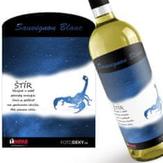 IMPAR SUBLIMACE Víno Štír (23.10. - 22.11.) - Modré provedení - Bílé víno