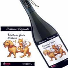 IMPAR SUBLIMACE Víno Šťastnou jízdu – pes - Prosecco