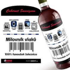 IMPAR SUBLIMACE Víno Milovník vlaků 100% - Červené víno