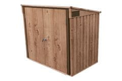 Duramax Úložný box na popelnice 154,2 x 96 cm x 130,5 cm - imitace dřeva 