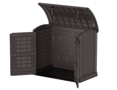 Duramax Plastový úložný box StoreAway ARC 145 x 125 x 82,5 cm, 1200 l - hnědý
