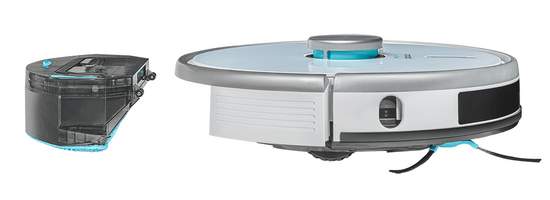 Concept robotický vysavač s mopem VR3205 3 v 1 PERFECT CLEAN Laser UVC Y-wash