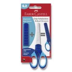 Faber-Castell Školní nůžky Faber Castell Grip Blistr 1ks modrá