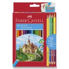 Faber-Castell Pastelky Faber Castell šestihranné 36ks + 3ks bicolour
