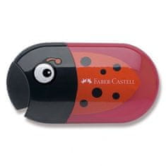 Faber-Castell Ořezávátko Faber Castell Ladybird dvojité s pryží zásobník