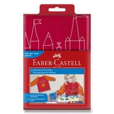 Faber-Castell Zástěra Faber Castell do výtv.výchovy červená