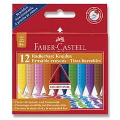 Faber-Castell Vosk.pastelky Faber Castell Plastic Colour 12 ks