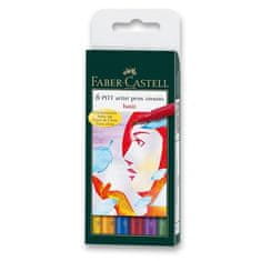 Faber-Castell Popisovač Faber Castell Pitt Artist Pen Basic 6ks