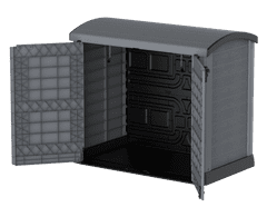Duramax Plastový úložný box StoreAway ARC 145 x 125 x 82,5 cm, 1200 l - šedý