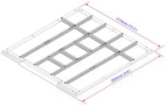 Duramax Podlahové profily pro domky 9,7 m2