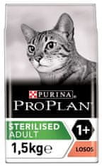 Purina Pro Plan Cat STERILISED losos 1,5 kg
