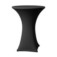 DENA Elastický potah SAMBA na koktejlové stoly Ø 60cm, 180 g/m², černý