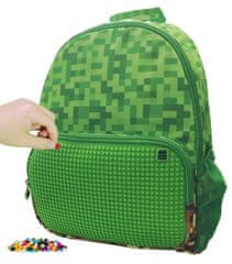 Pixie Crew Volnočasový batoh Minecraft zelený