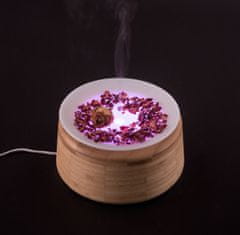 Zvlhčovač vzduchu s difuzérem Bambus, LED multicolor, 100 ml