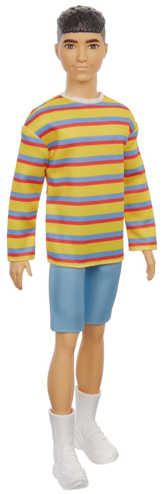 Mattel Barbie Model Ken 175 - Proužkované tričko a kraťasy