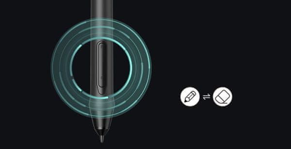 PPasivní pero XP-Pen P05 pro tablety (P05) stylový doplněk stylus pero pasivum guma praktický bez baterie kreativní práce