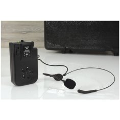 QTX BHS-175.0, náhlavní mikrofonní sada pro mobilní systémy BUSKER/QUEST/PAL, VHF 175.0 MHz