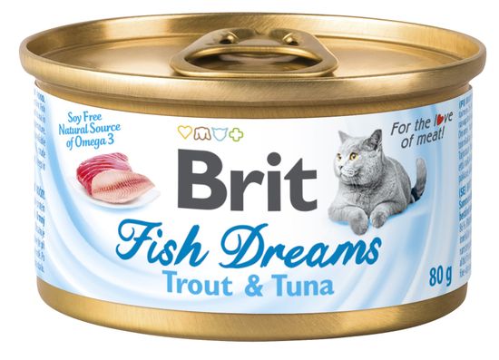 Brit Fish Dreams Trout & Tuna 24x80g