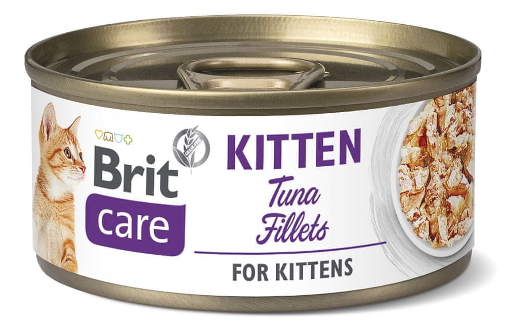 Levně Brit Care Cat Kitten Tuna Fillets 24x70 g
